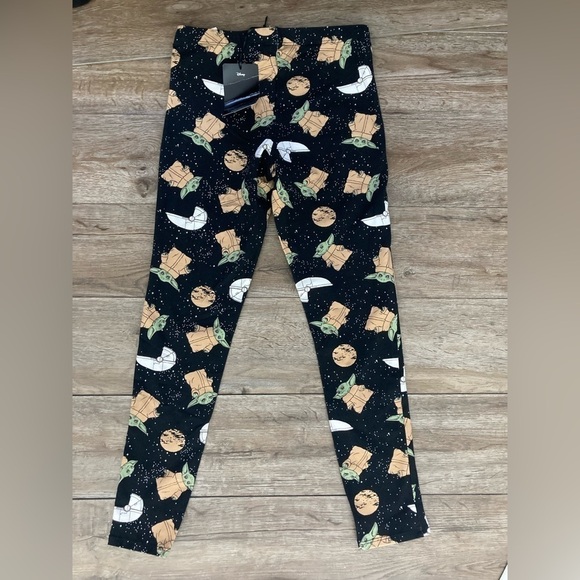 Star Wars Disney Grogu Yoda The Child Women’s All Over Print Leggings Size Small - Picture 6 of 6